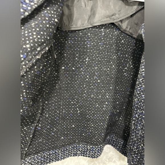 Will Smith Women's Black White & Blue Tweed Jacket - Picture 11 of 12